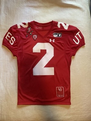 入手困難品　Under Armour Utah Utes #17 ゲームシャツ Under Armour Men's Utah Utes Red Big 12 Replica Football Jersey