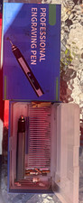 Engraving Pen Kit w/ Bits & Storage Case, Bla...