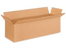 Pack of 25 16 X 4 X 4 In Long Corrugated Boxes
