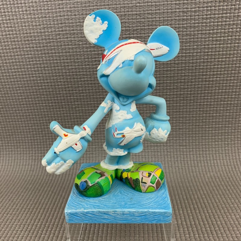 DISNEY Mickey InspEARations Jet Setter 75th Anniversary Figurine