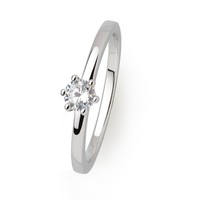 Xenox XS7383 Ring Damen Circle Krappe Zirkonia Ø 3 Mm Sterling-Silber Gr. 58