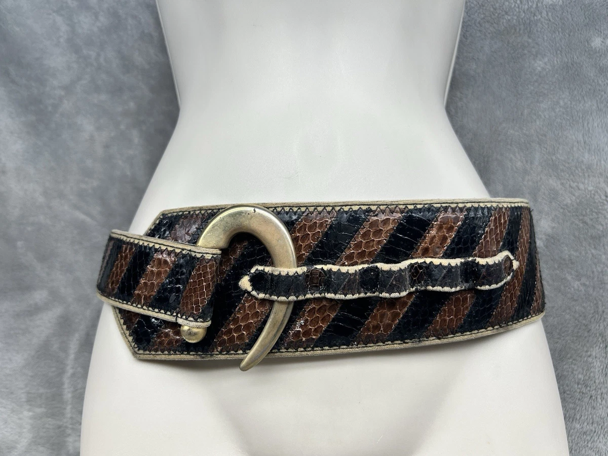 Animal Print Waist Belt Gold Belts for Women for sale | eBay display picture 2