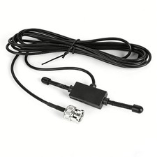 Glass Mount 4" Mobile Full Band FM Scanner BNC Antenna for Motorola Uniden Radio