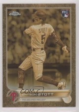 2022 Topps Gilded Collection Cast in Gold Extended 25/199 Bryson Stott #158 4k8