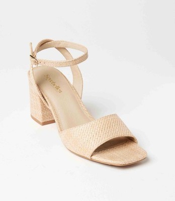 Seychelles Women's Simple Pleasures Raffia Heel Sandals Blush