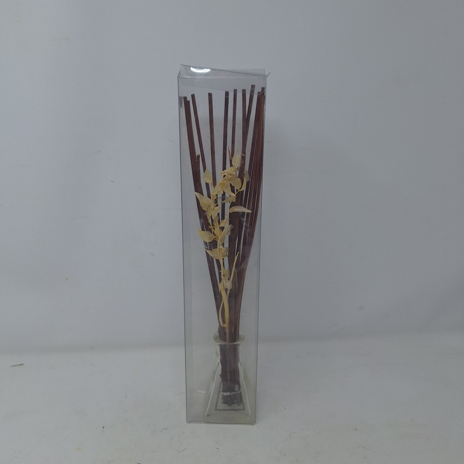 Vanilla Reed Diffuser Sticks in Rustic Glass Jar for Home Fragrance Decor-image