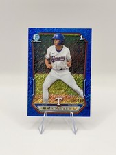 2026 Bowman Seong-Jun Kim /150 Blue Shimmer Refractor 1st #BCP-45 Rangers