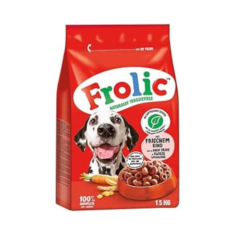 Frolic manzo con carote e cereali 1,5kg