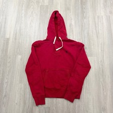Polo Ralph Lauren Hoodie Men's Small Red Pullover Sweatshirt Preppy Pony Logo