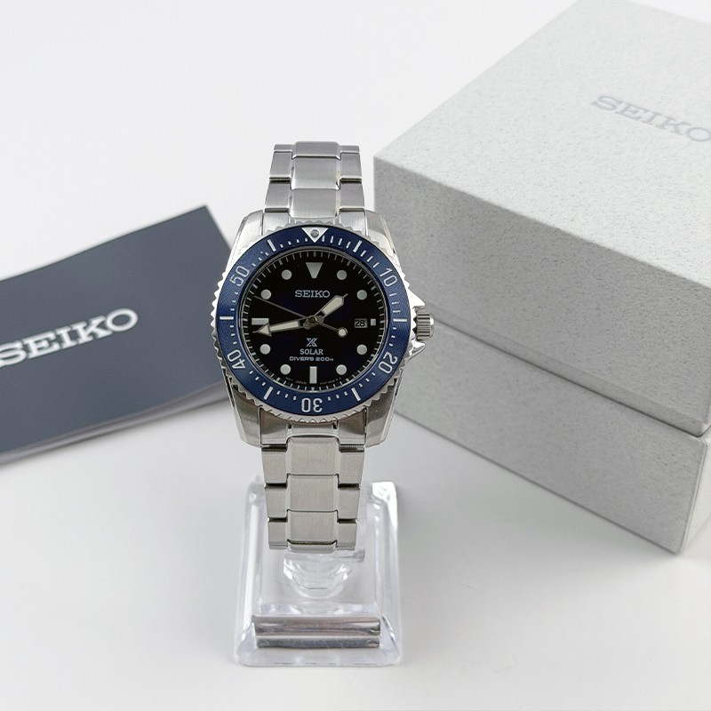 Seiko Solar Blue Men's Watch - SNE585 for sale online | eBay