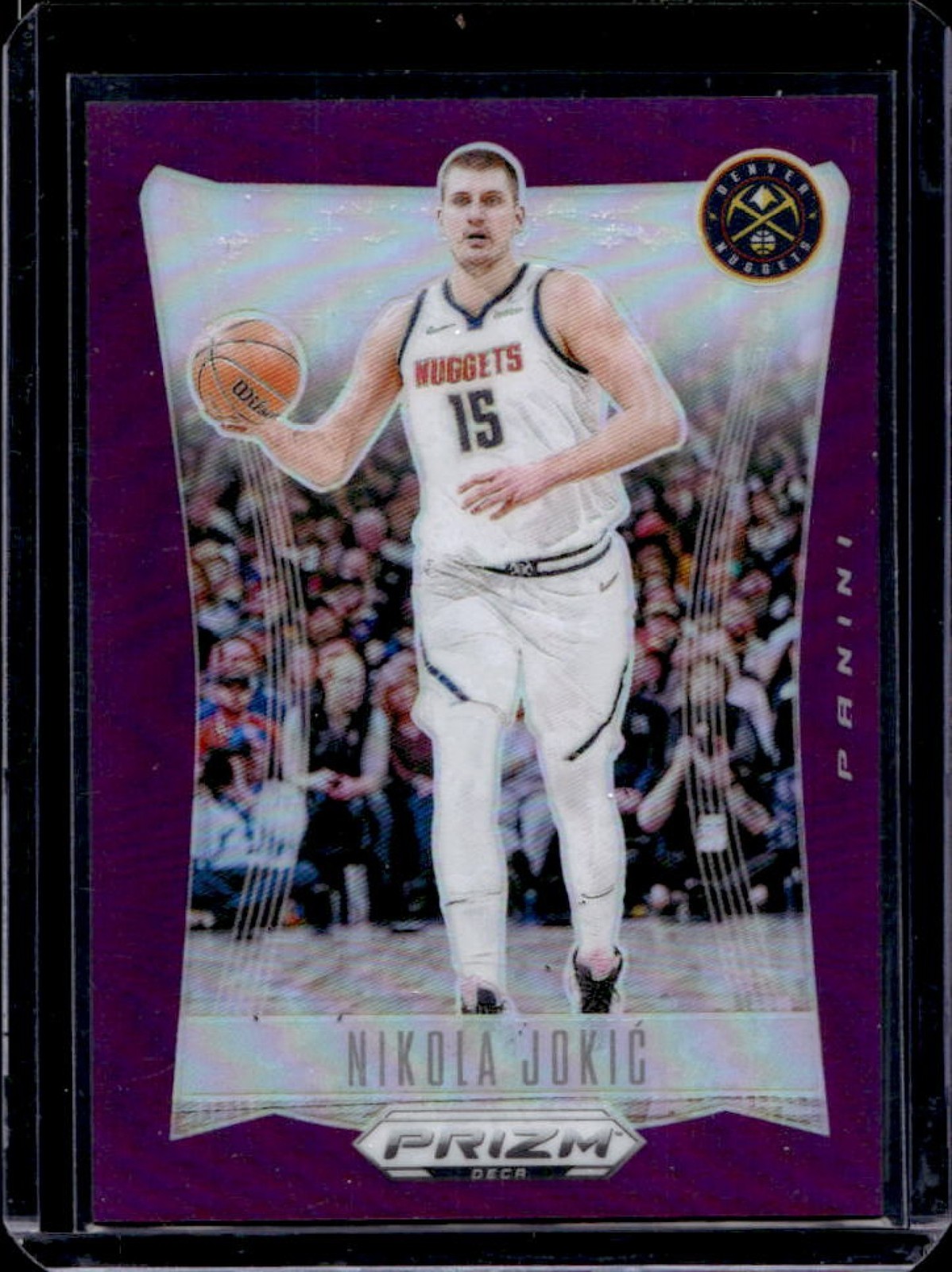 2023-24 Prizm Deca Nikola Jokic Purple #23/99 Nuggets