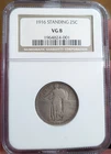 1916 Standing Liberty Quarter 25c NGC VG8 Fast free shipping