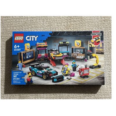 LEGO City Custom Car Garage 60389 Complete Set 507 Pieces Ages 6+