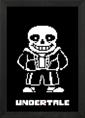 Undertale1 Gerahmtes Wandbild Poster Leinwanddruck Bild