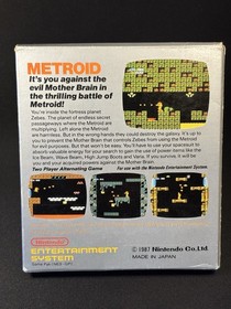 Metroid NES - Erstausgabe (NESE-P-MT) Small Box OVP CiB - German Bienengr&auml;ber