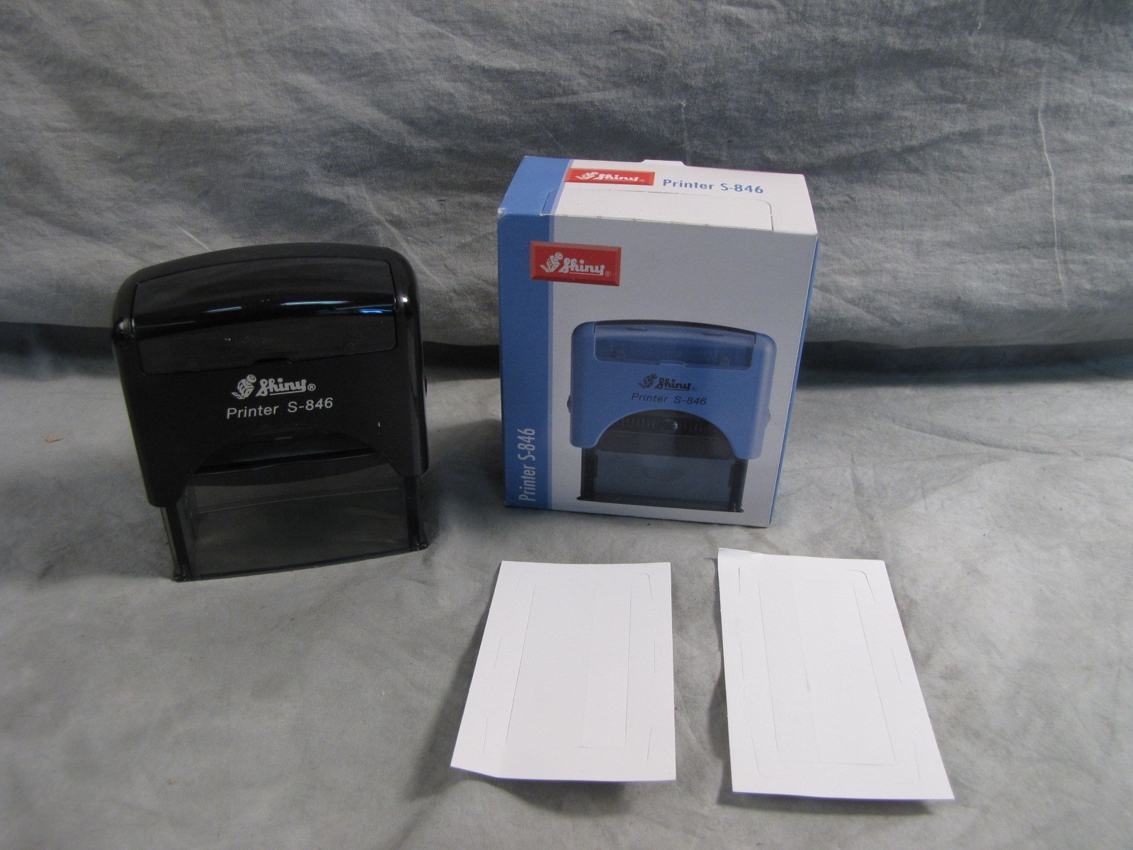 Shiny Printer S846 SelfInking Stamp Up to 6 Lines Size 11/16"x 29