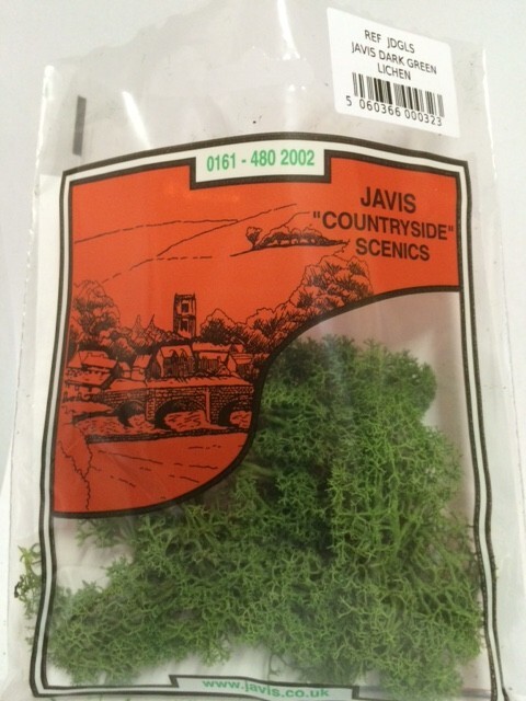 Javis Lichen Dark Green Model Railway or Wargames (JDGLS)
