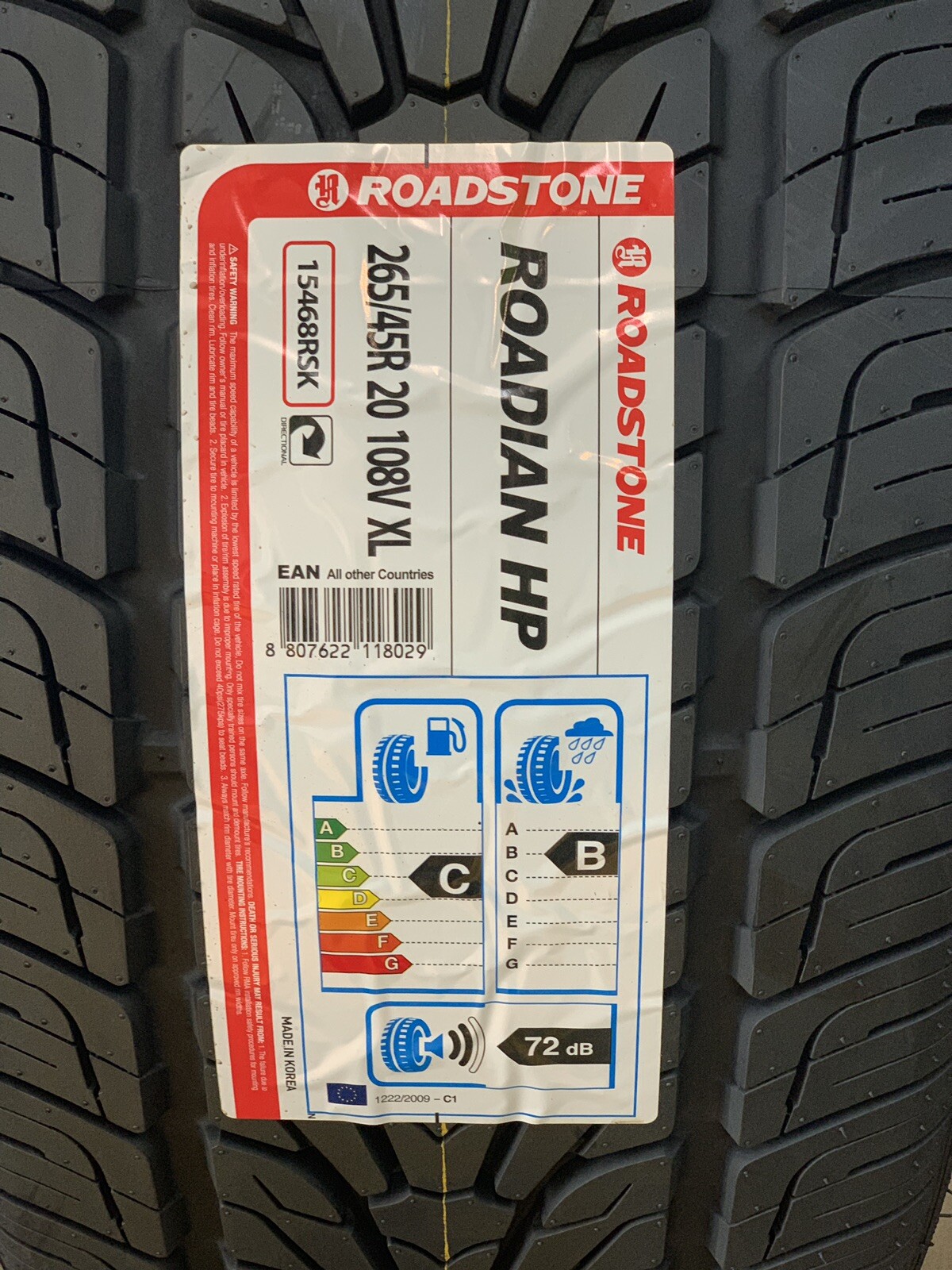 2 x 265/45 R20 Roadstone Roadian HP 108V XL (Nexen) 265 45 20 - TWO ...