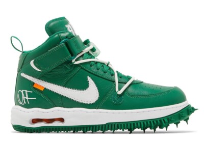 SIZE 12   NIKE AIR FORCE 1 MID X OFF-WHITE   PINE GREEN   CROSS-POSTED   FIRM $