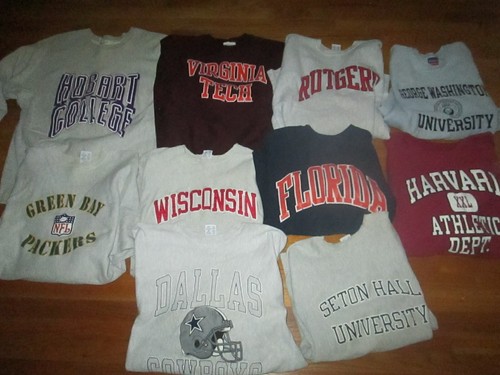 LOTTO 10 felpa girocollo vintage anni 90 80 y2k CHAMPION REVERSE WEAVE NFL college - Foto 6 di 24