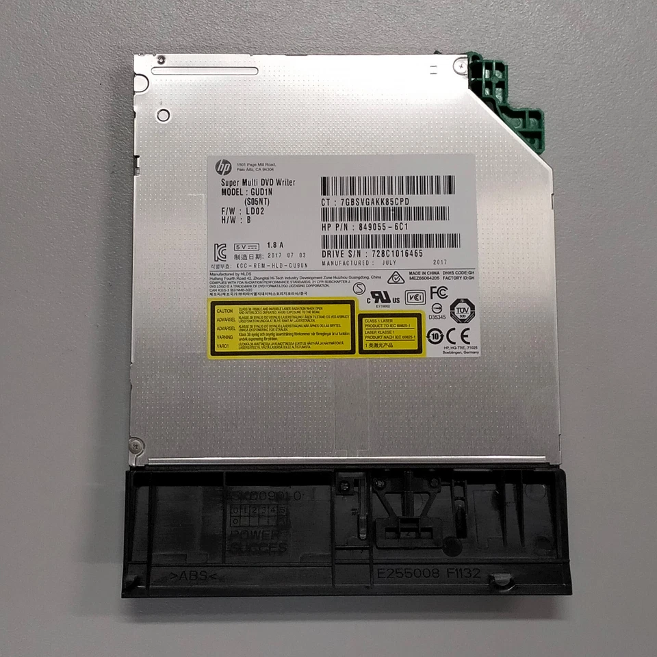 Genuine HP EliteOne 800 G3 AiO GUD1N CD DVD±RW DL Sata Drive 849055-6C1 - Image 2 of 4