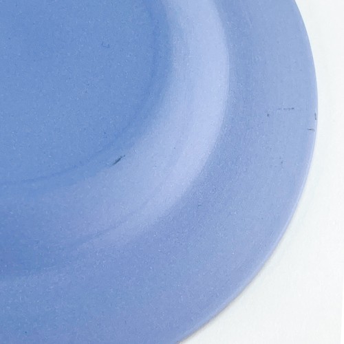 Wedgwood Pale Blue Jasperware Trinket Tray Plate 4.25” Aurora Chariot Dawn UK - Picture 8 of 9