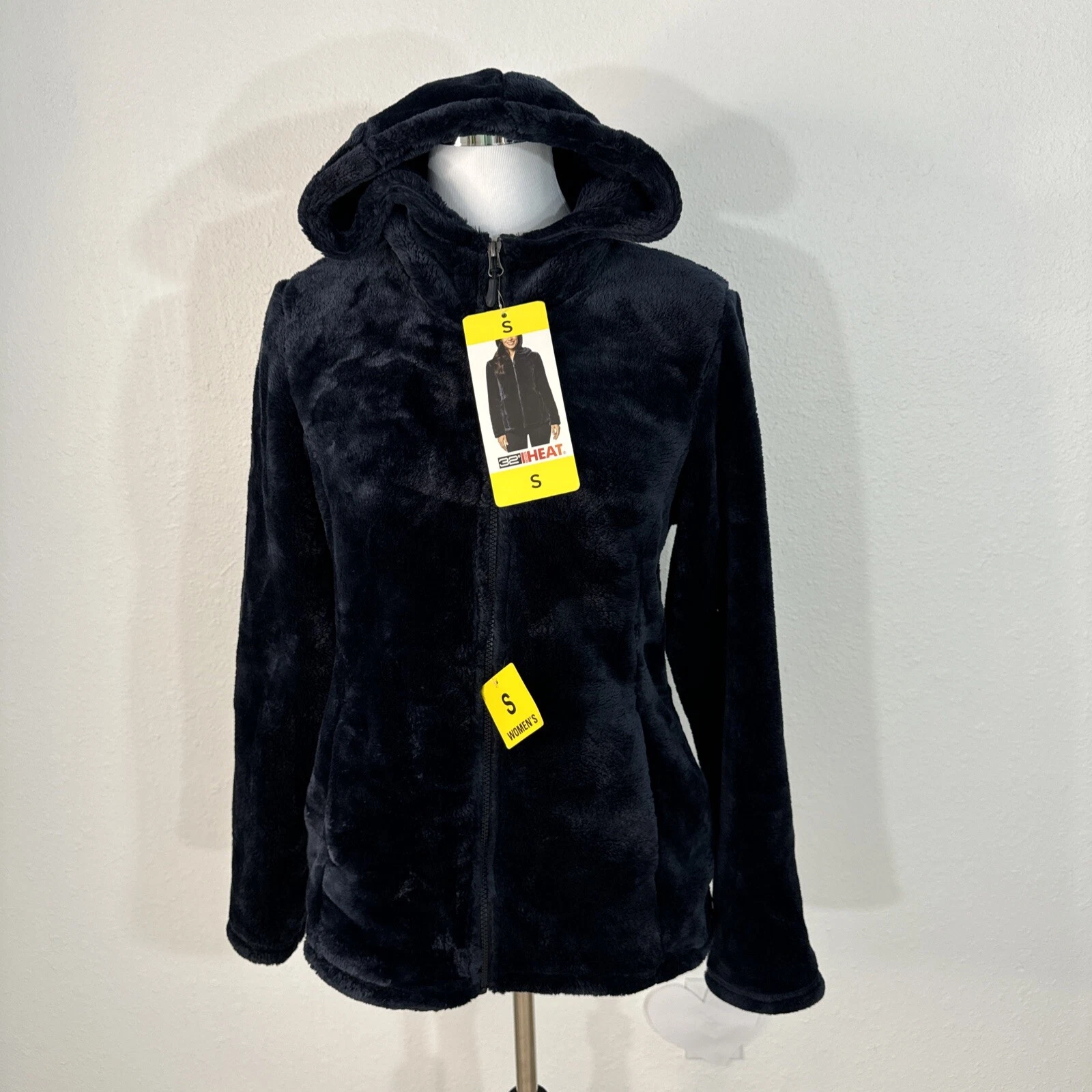 32 Degrees Heat Fleece Hoodie Jacket Womens S Blue Soft Plush Cozy Full Zip NWT
Opens in a new windo