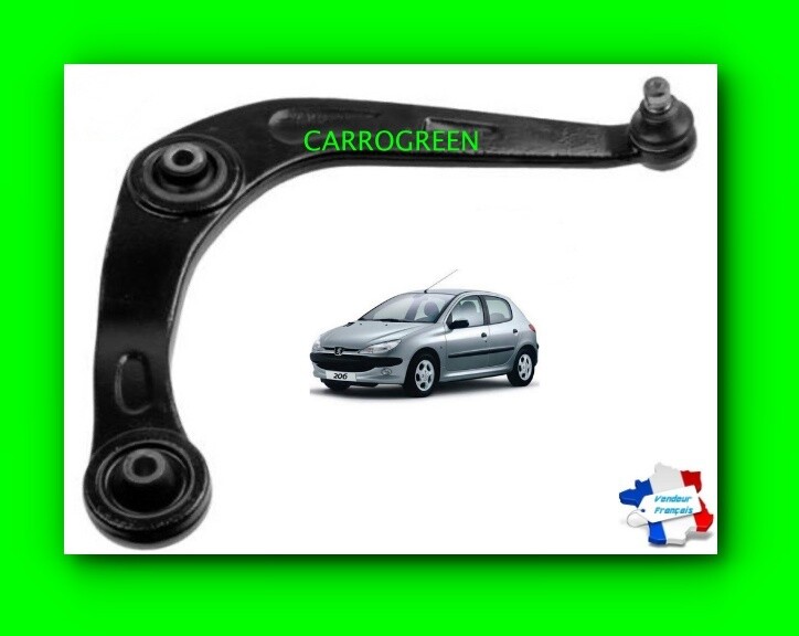 Triangle Peugeot 206 droit rotule suspension bras oscillant avant 18mm