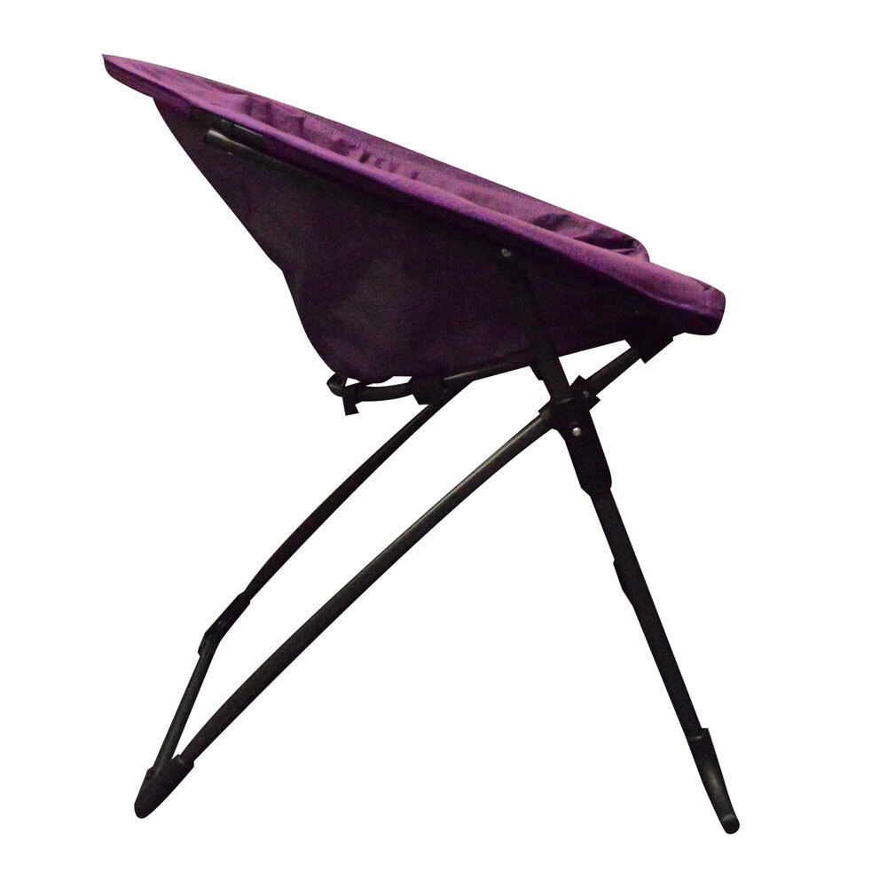 Impact Canopy Folding Round Saucer Chair Lounge Dorm Living Room Moon Chair