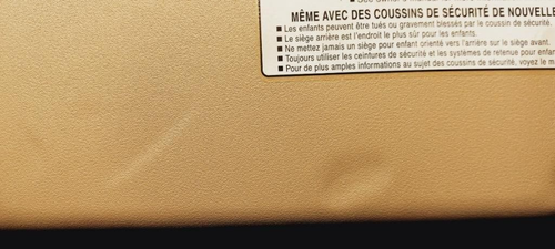 New OEM Sun Visor Pontiac Vibe Toyota Matrix Corolla 2003-2008 tan vinyl indents - Picture 2 of 4