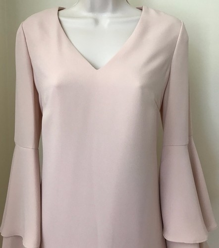 Antonio Melani Tatiana Crepe Bell Sleeve Shift Dress NWT Size 2, 4 - Picture 2 of 8