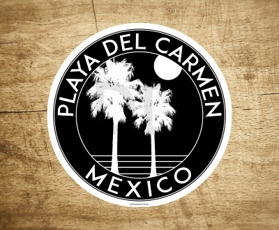 Playa Del Carmen Mexico Beach Vacation Ocean Scuba Sticker Decal 3'' x 3''