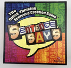Sentence Says Board Game Best Family Fun Think Educational Cards Toy Award NEW