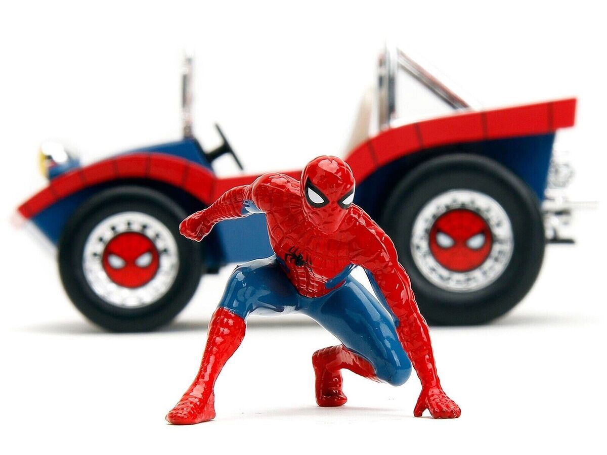 Homem-Aranha Hollywood Rides com Buggy Spider-Man em Escala 1:24