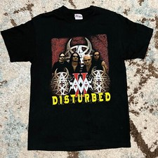 Vintage 2003 Disturbed Tour Shirt Music As A Weapon 2 Taproot Chevelle Size M