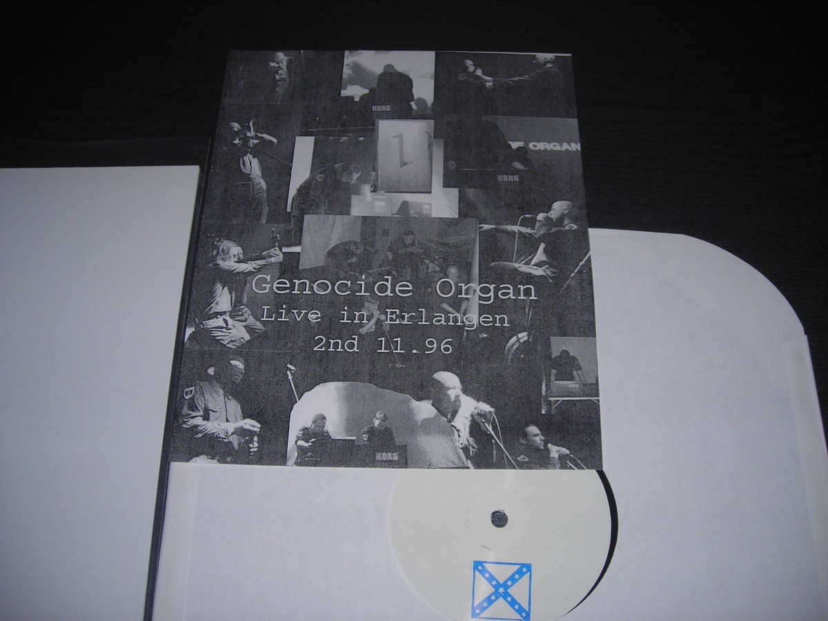Genocide Organ ‎– Lp vinyl with insert - Live In Erlangen - New