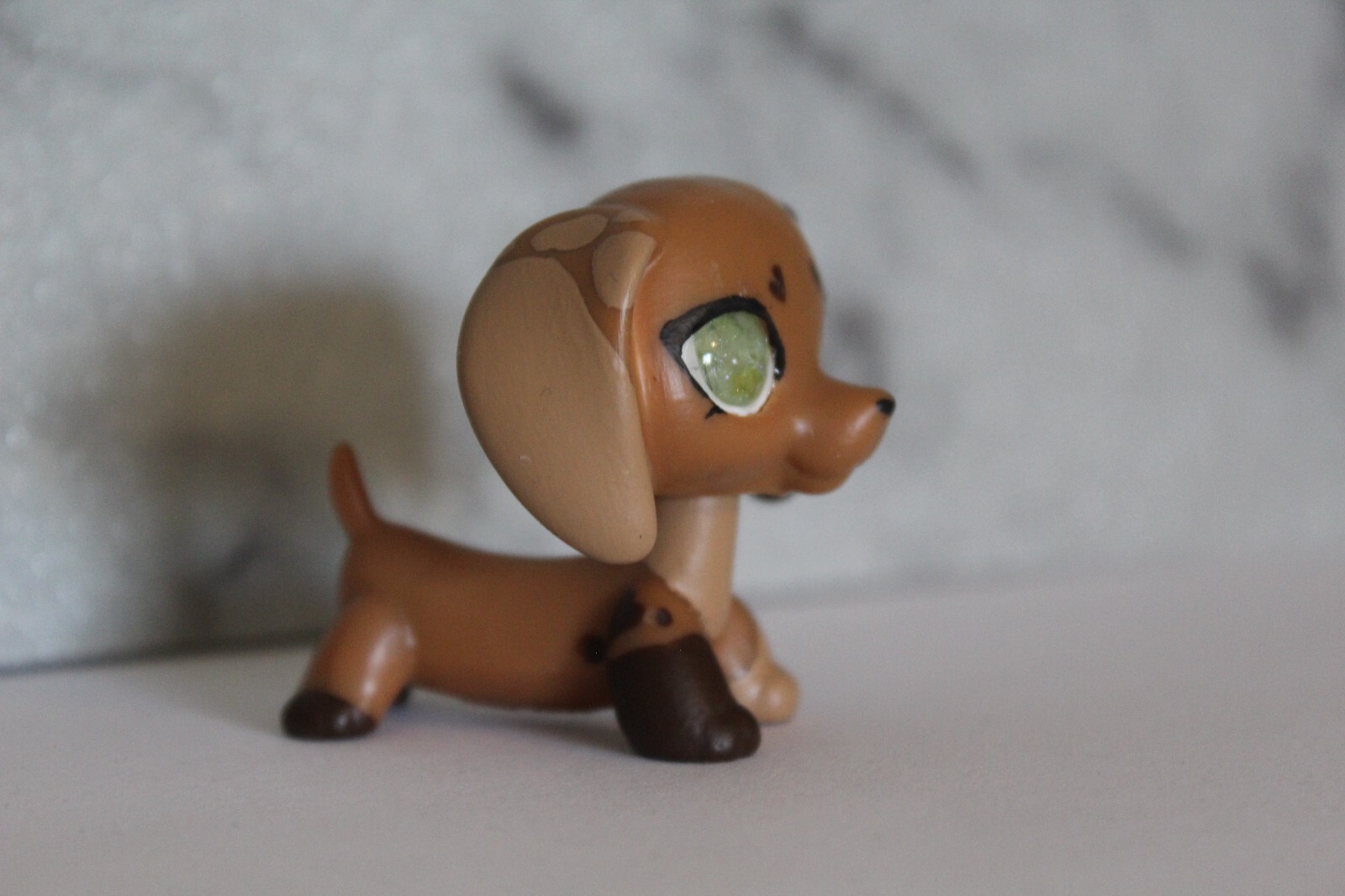 Littlest Pet Shop Resin/GlassEye Dachshund Dog Custom OOAK eBay