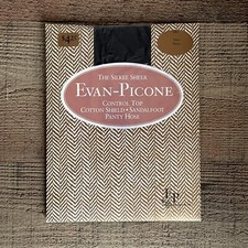 Evan-Picone Control Top Sandalfoot Pantyhose Style 183 Navy Small