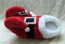 Santa Claus Elf Style Christmas Holiday Women's Slippers Size 7/8 Dan Dee Brand