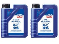 2X Original Liqui Moly 1L 2-Takt-Motoroil MotoröL MotorenöL 2T 1052