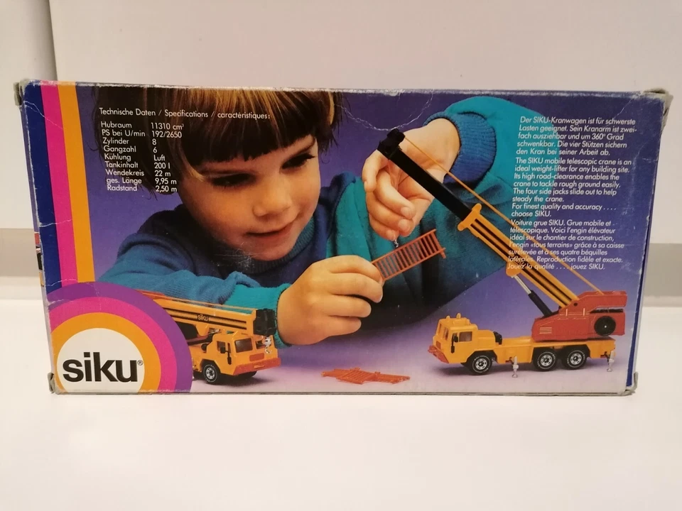 SIKU GRU MEZZO DI SOCCORSO POMPIERI SAPEURS POMPIERS ART. 3127 1:55 1 / 55 - Immagine 3 di 4