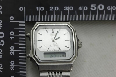 SEIKO Silverwave H449-5020 Vintage Men's quartz digital watch with