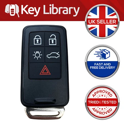 Volvo 5 Button Smart Remote Car Key Fob ID46 433Mhz For V40 V60 V70 S60 XC60 S80