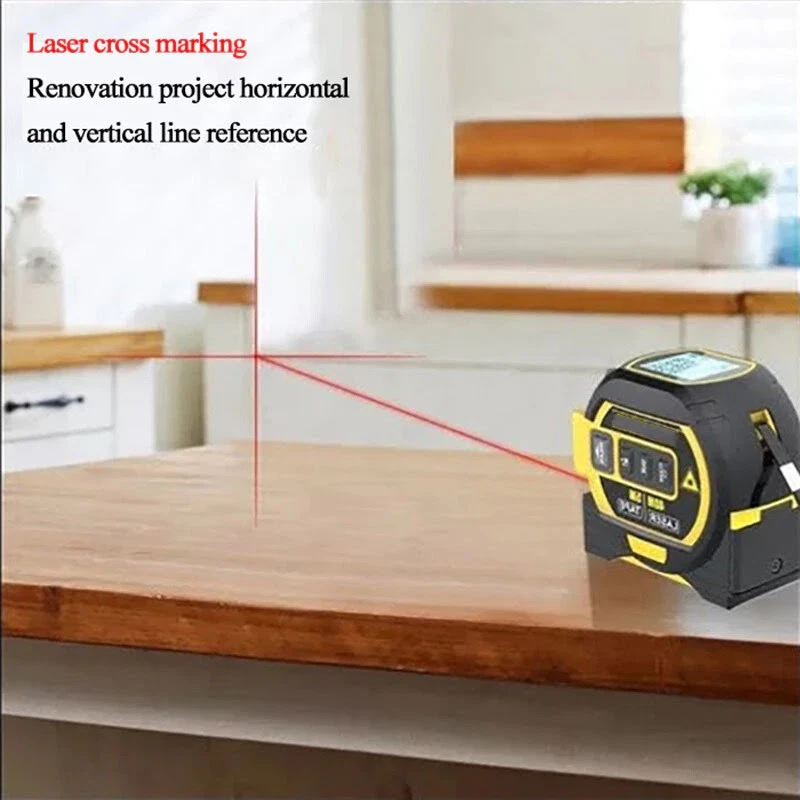 Laser Distance Meter Measuring Laser Tape Digital Electronic Roulette Stainless - Image 2 of 4