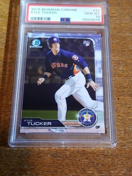 2019 Bowman Chrome Kyle Tucker RC Rookie #25 PSA 10
