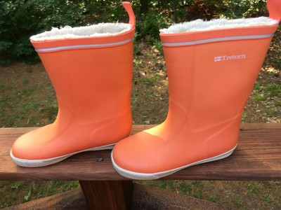 fleece lined rain boots