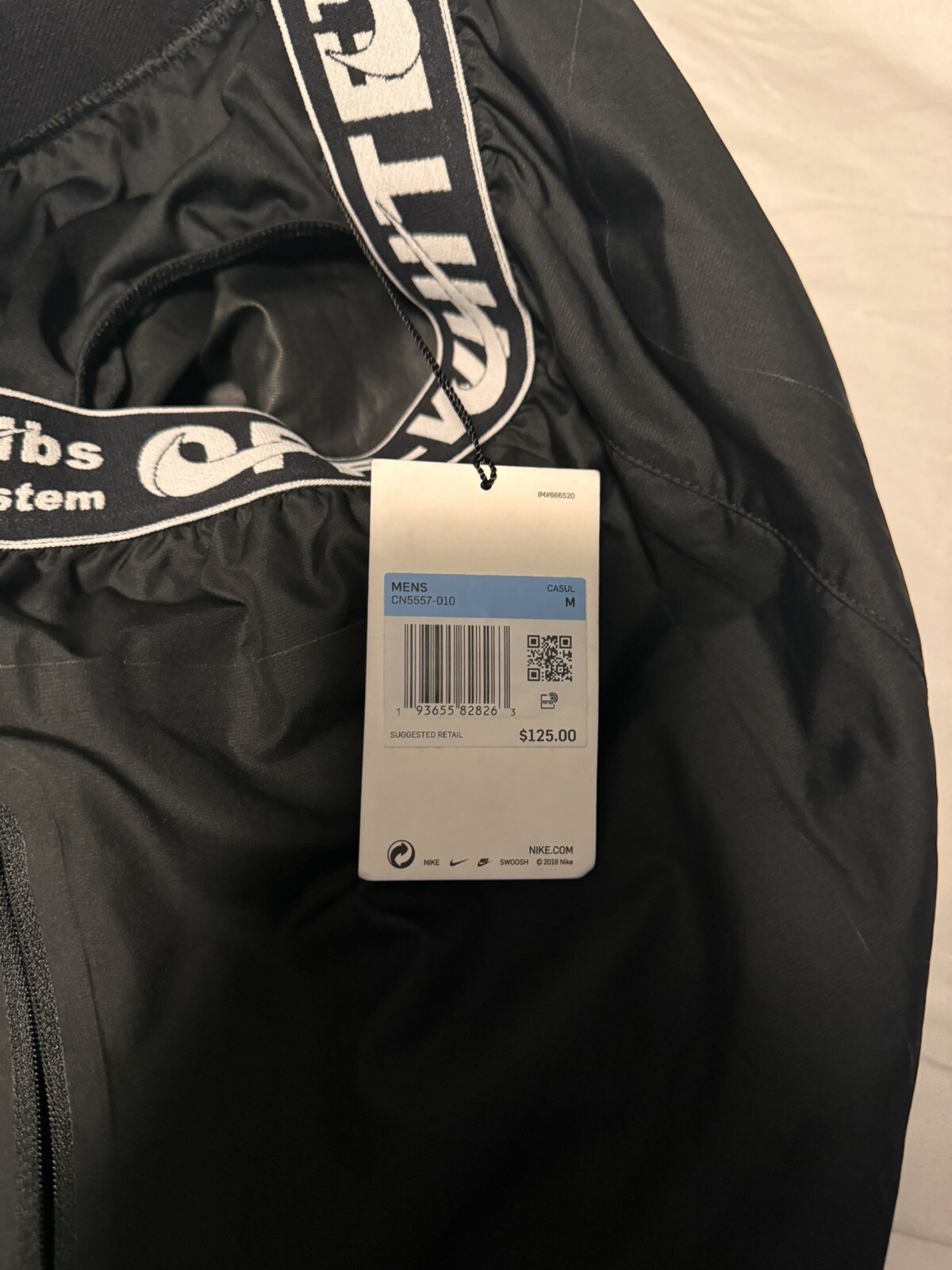 OFF WHITE X NIKE X pantaloncini Nike uomo bianco sporco