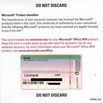 MS Office 2010 Professional OEM PKC Vollversion (inkl.Access 2010) 