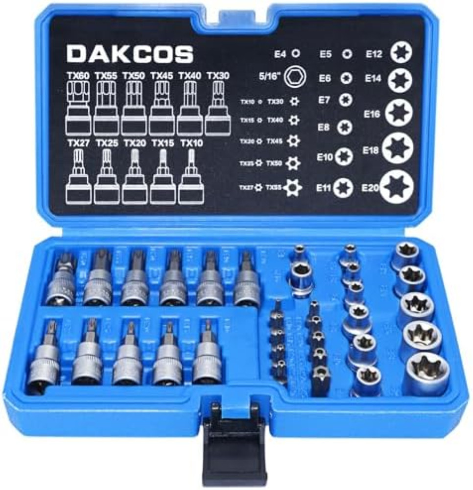 Set Inserti XZN M4-M18 DAKCOS: Lo Strumento Ideale per Restauro Auto