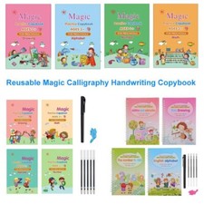 11Pcs Magic Practice Copybook Number Book Reusable Pen Set Handwriting For Kids
